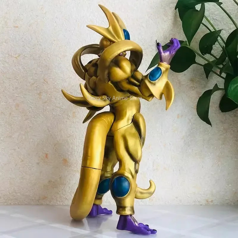 33cm Dragon Ball Z Anime Figures Gk Cooler Figurine Golden Coora Statue Pvc Action Figure Collectible Model Decoration Toys Gift