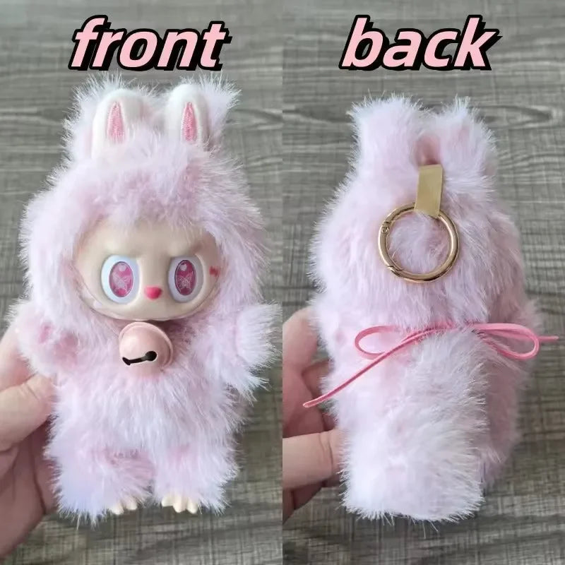 Labubu Shades of Zimomo Custom Pendant Pink Plush Keychain