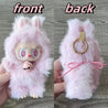 Labubu Shades of Zimomo Custom Pendant Pink Plush Keychain