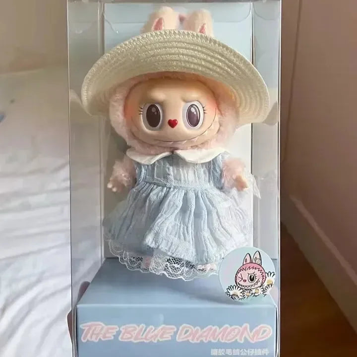 Labubu Mokoko Spring Diamond Sweet Pendant Style 3 Plush Keychain