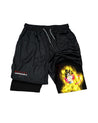 Dragon Ball Super Saiyan Goku Performance Shorts Performance shorts