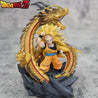 14cm Q Version Dragon Ball Z Figure Ssj3 Goku Action Figures Dragon Fist Explosion PVC GK Statue Collectible Model Toys no box