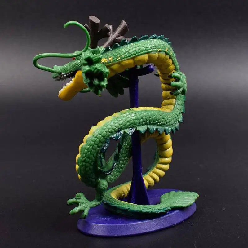 Dragon Ball Summon the Dragon Little Green Dragon Toy Hand-made Office Model with Base Cake Ornament Ornament Gift