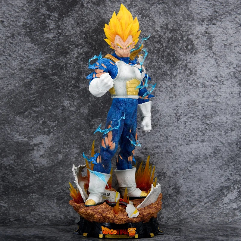 Dragon Ball Vegeta Figure 3 Heads 23cm Pvc Model Action Figures Gk Statue Collection Room Decoration Model Kids Birthday Gifts