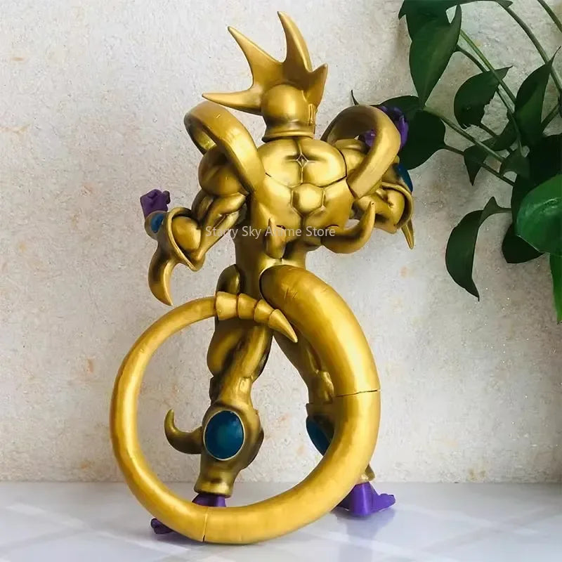 33cm Dragon Ball Z Anime Figures Gk Cooler Figurine Golden Coora Statue Pvc Action Figure Collectible Model Decoration Toys Gift