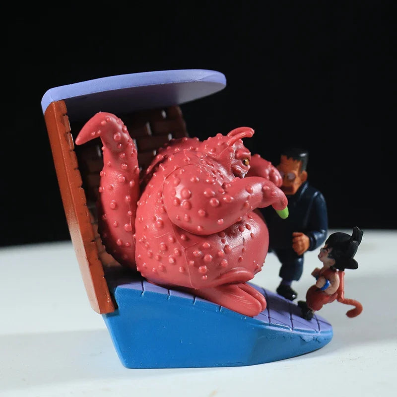 7.5cmcm/2.95in Anime Dragon Ball Z Figure Goku Vs Fat Dragon Figurine Action Figure Collection Figurine Statue Model Toy Gift.
