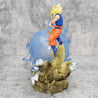 21cm Dragon Ball Z Buu vs Goku Model Super Saiyan Genki Bomb Action Figure Model Pvc Statue Doll Collection Model Toys Gift Dragon Ball Action Figure