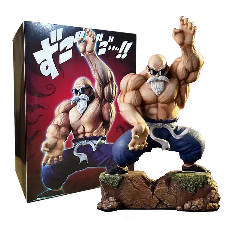 25cm Dragon Ball Z Anime Figure Master Roshi Figure Kame Sennin Action Figure Pvc Statue Collection Model Decoration Toy Gifts with retail box