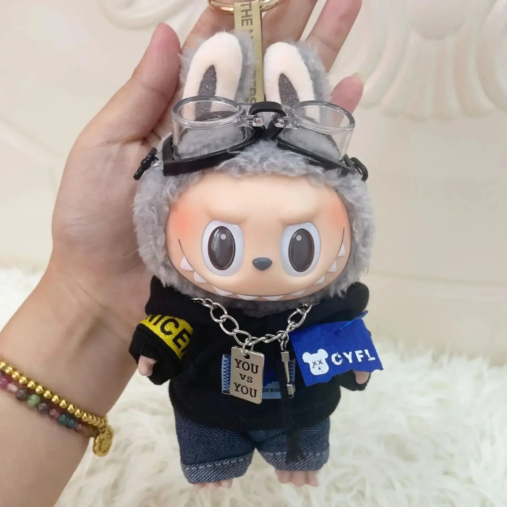 Labubu Comfort Crew Hoodie & Pants Set Doll Outfit