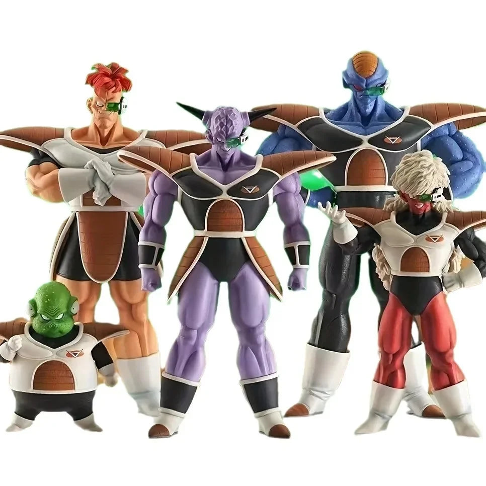 Anime Dragon Ball Z Ginyu Force Figure Jeice Ginyu Guldo Recoom Burter Figurine Pvc Action Figures Collection Model Doll Toys