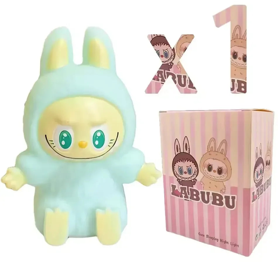 Labubu Cosplay Bunny Night Light Green Night Lamp