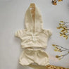 Handmade Cozy Hoodie Joggers Labubu Outfit Cream Doll Outfit