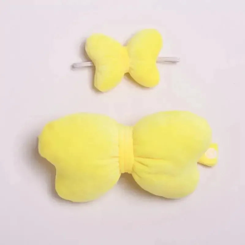 Handmade Big Bow Labubu Outfit Yellow Doll Outfit