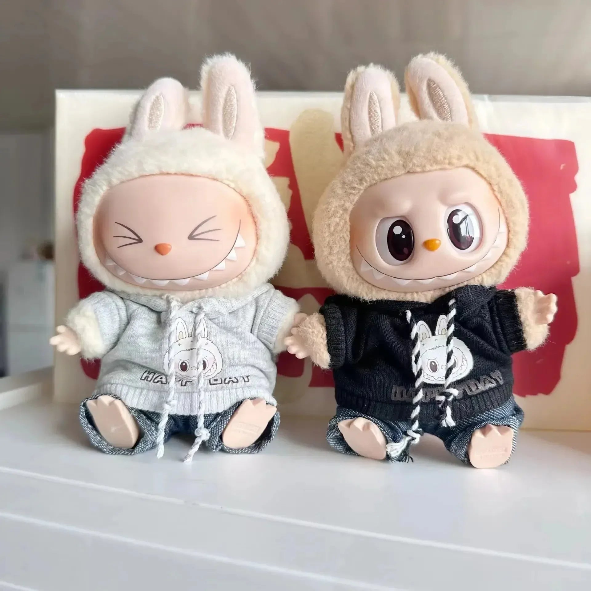 Labubu Comfort Crew Hoodie & Pants Set Doll Outfit