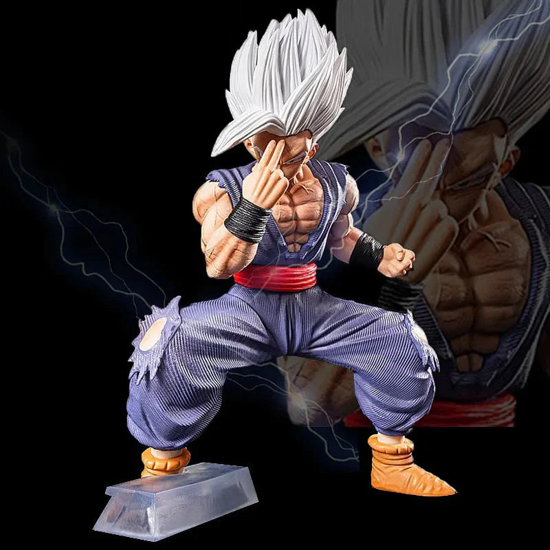 20cm Anime Dragon Ball Beast Figure White Hair Son Gohan Figurine PVC Action Figures Collection Model Toys Children Gift best gohan 22cm 20cm