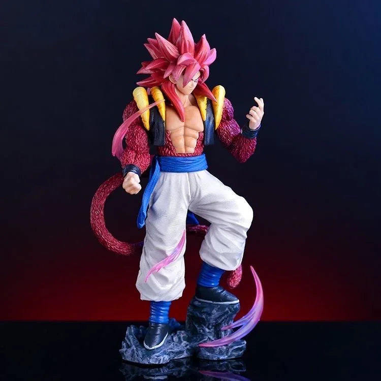 30cm/11.8in Anime Dragon Ball Z Action Super Saiyan 4 Gogeta PVC Action Figures Collection Model Toys Gifts
