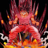 38cm Dragon Ball Goku 10 Times Kaiouken Charge Anime Figure Model Statue Boys Collection Desktop Decoration Ornament Toys Gifts
