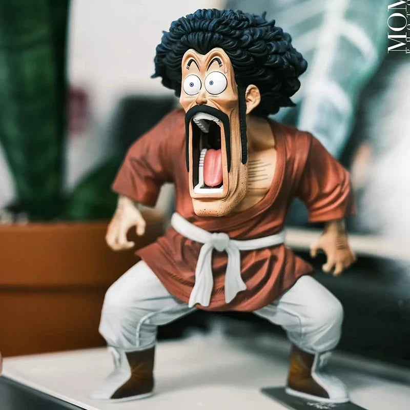 Dragon Ball Z Figure Mr. Satan Hercule 2 Heads 18cm Anime Action Figures Pvc Figurine Collection Model Doll Toys Children Gifts Anime Collectible Model