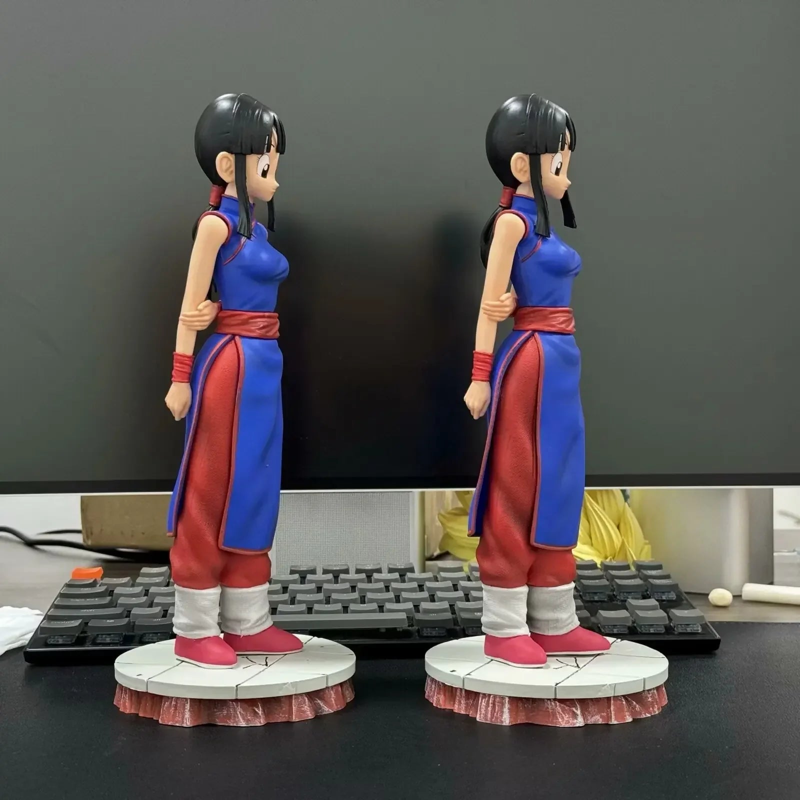 28cm Dragon Ball Z Chichi Action Figure son goku Chichi Figurine Pvc Statue Collection Model Toys Gifts Decoration Ornament Doll