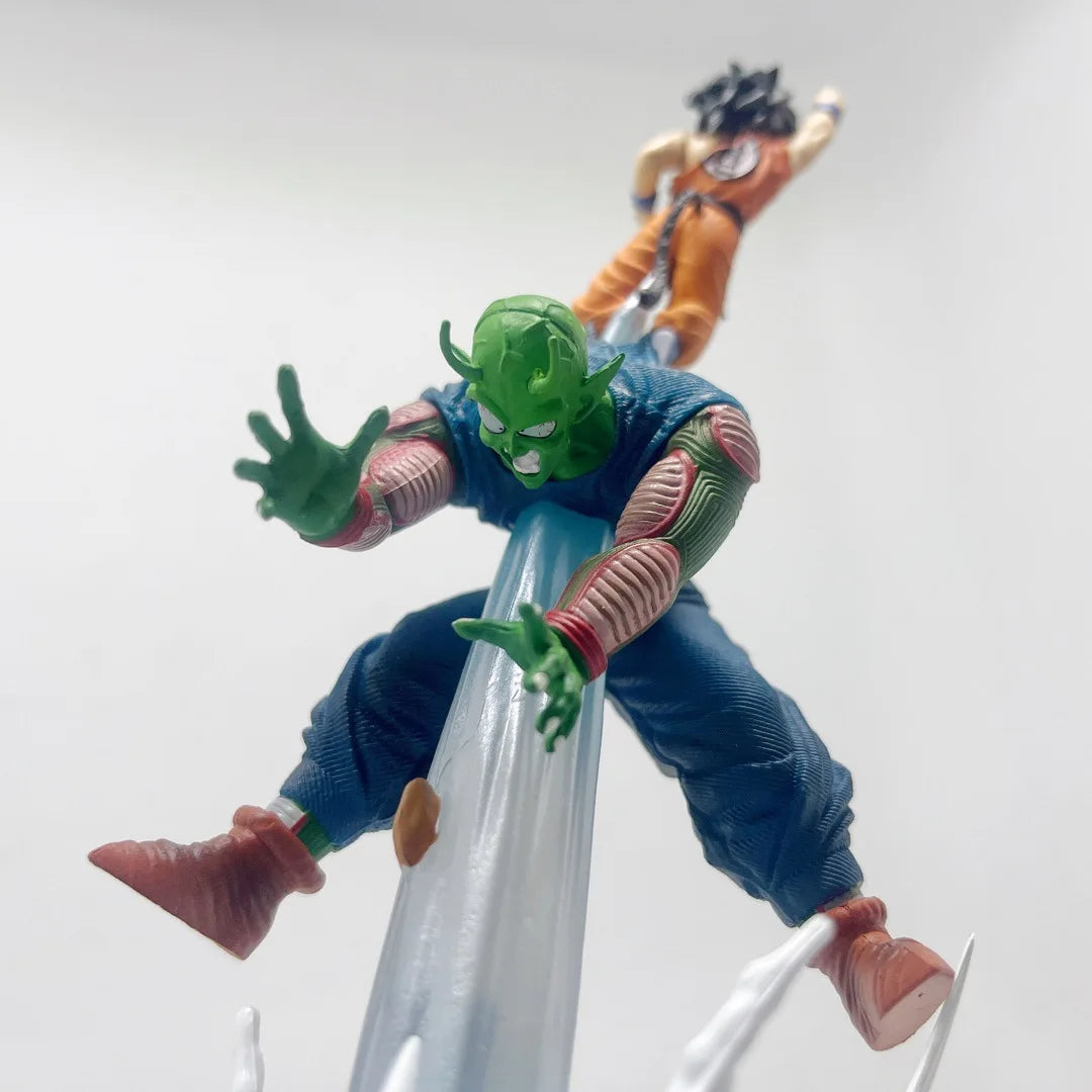 25cm Dragon Ball Anime Figures Dbz Piccolo Vs Son Goku Figurine Statue Statue Model Collection Decoration Model Toys Gift
