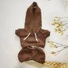 Handmade Cozy Hoodie Joggers Labubu Outfit Brown Doll Outfit