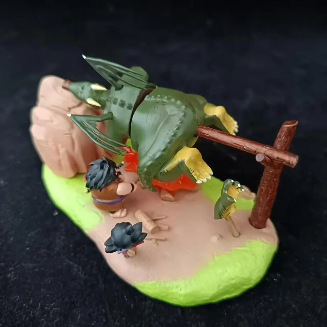 Anime Dragon Ball Figure Son Goku Yajirobe Barbecue Cymbal Figurine 8cm Pvc Action Figures Gk Statue Collection Model Toys Gifts