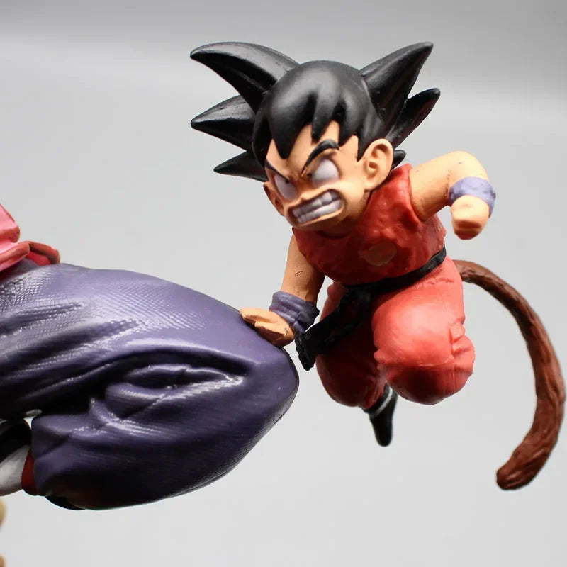 27.5cm Dragon Ball Upa Action Figure Childhood Goku Figure VS Tao Pai Pai Figurine DBZ Anime PVC Collection Toy for Kids Gift
