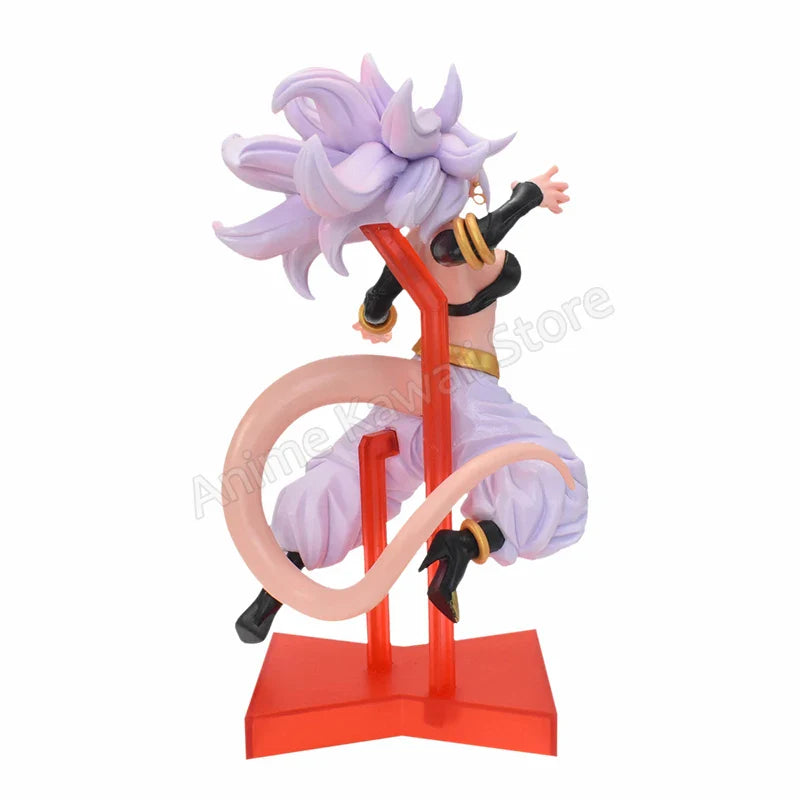 Dragon Ball Z Majin Buu PVC Action Figures Android 21 Transforms Sinister Female Buu Figurine Anime Collectible Model Toys