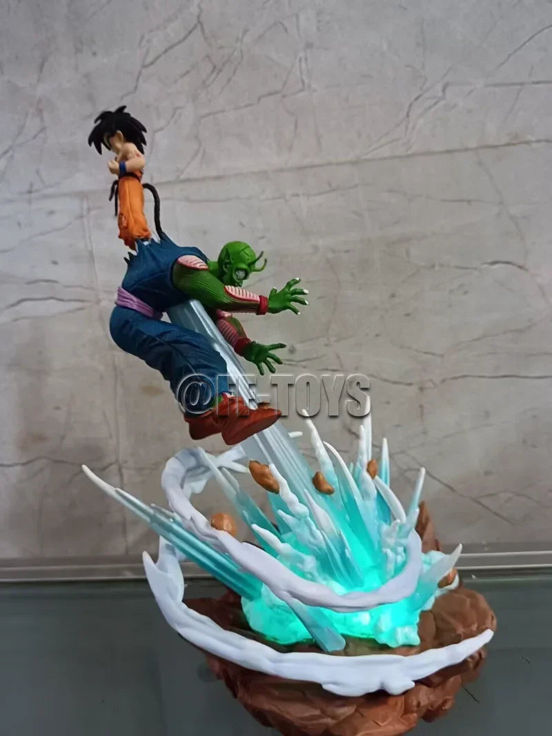 21CM Anime Dragon Ball Son Goku VS Piccolo Figure PVC Action Figures GK Statue Collection Model Toys for Children Gifts