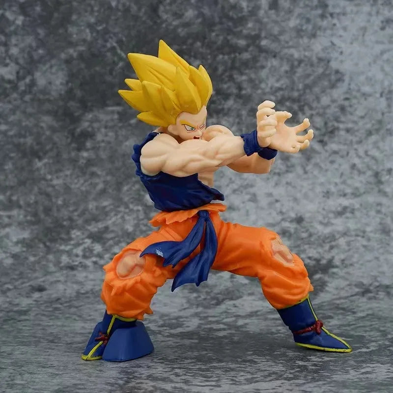 Dragon Ball Z Kamehameha Son Goku Figure Super Saiyan Kakarotto 16CM PVC Action Figures Model Dolls Toys for Children Gifts