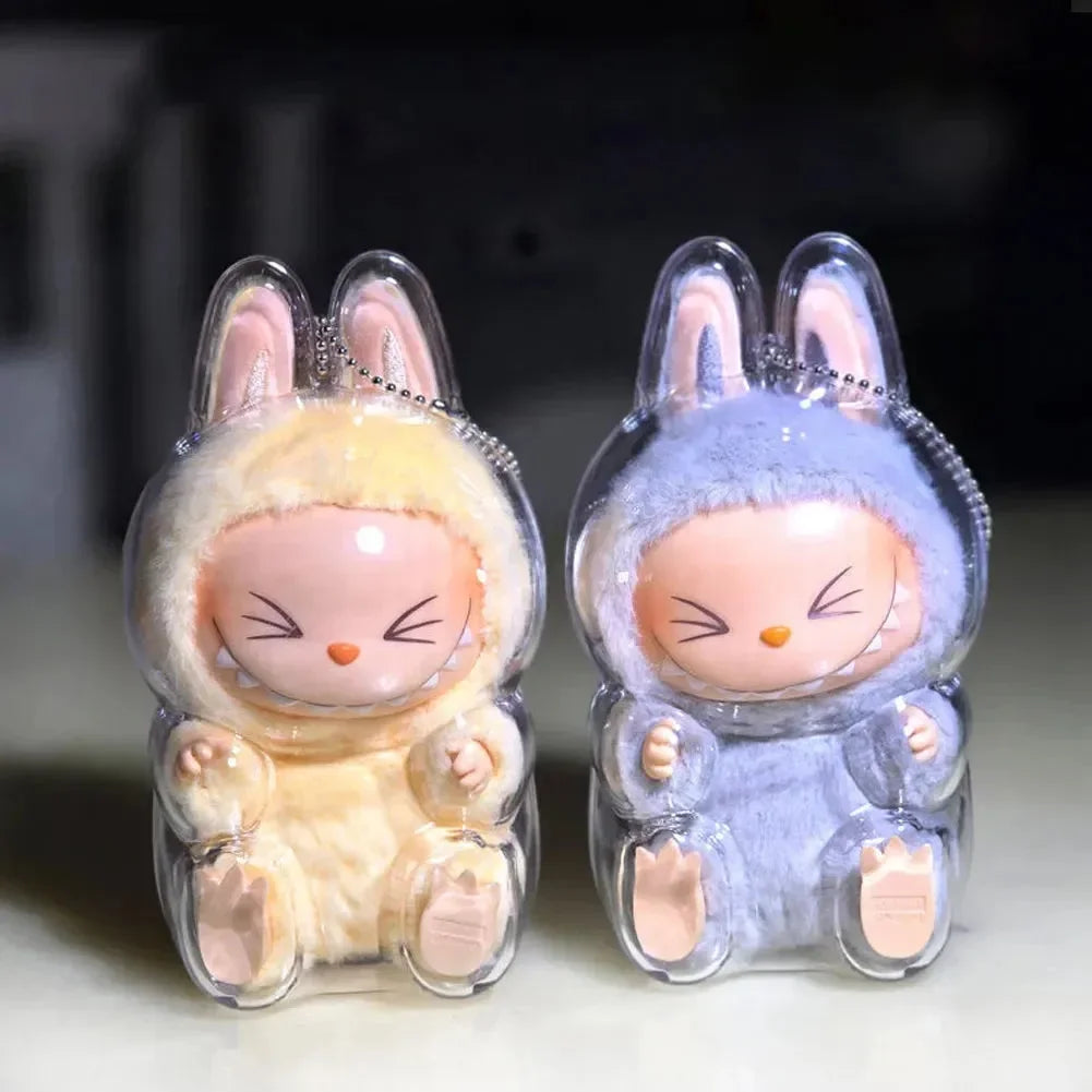 Labubu Transparent Protective Cover Doll Case