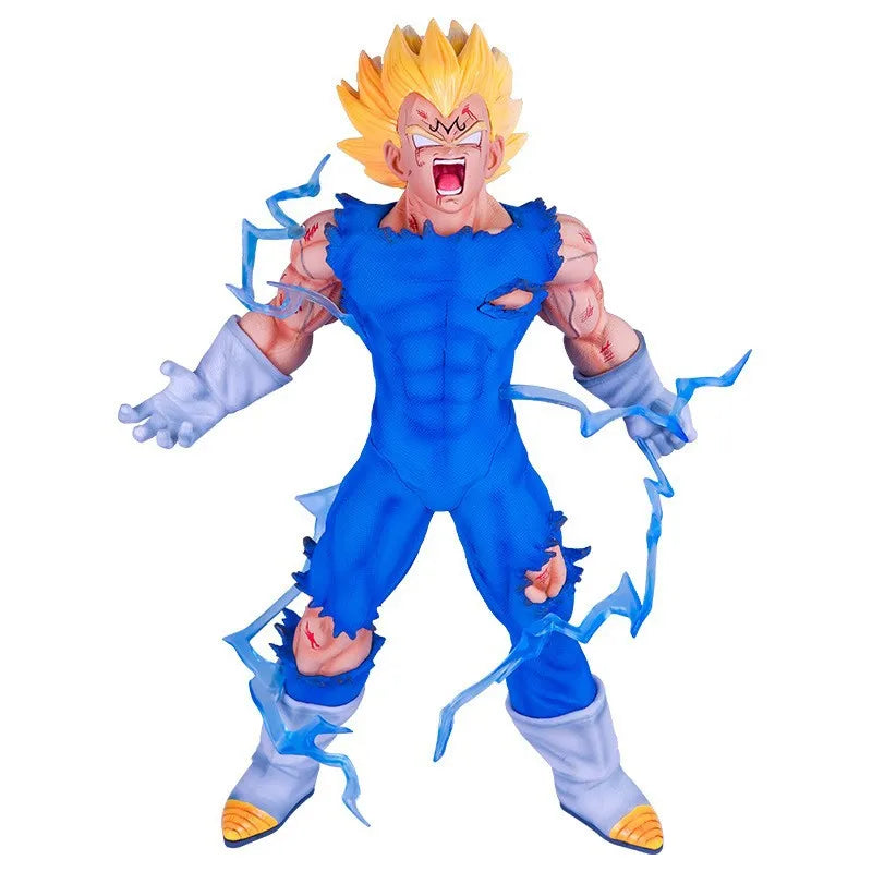 27cm Dragon Ball Self Destructing Vegeta Demonized Vegeta Action Figurin Model Pvc Statue Doll Statue Model Collection Toys Gift