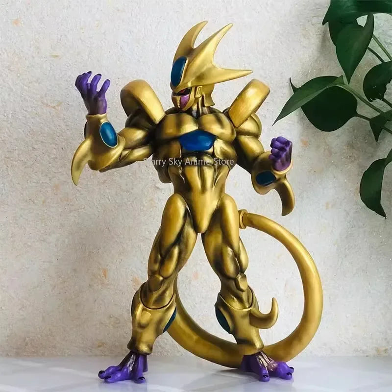 33cm Dragon Ball Z Anime Figures Gk Cooler Figurine Golden Coora Statue Pvc Action Figure Collectible Model Decoration Toys Gift