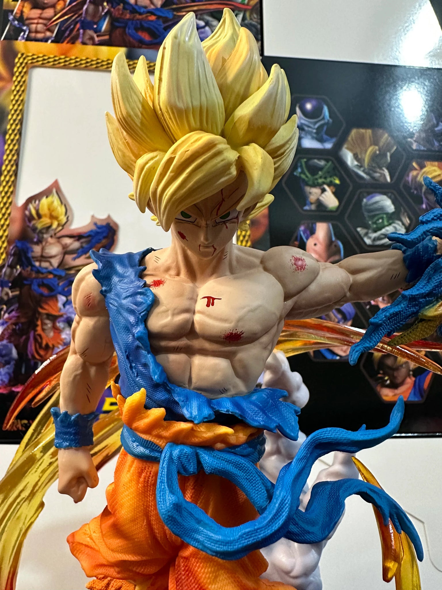 27cm Anime Dragon Ball Z Figurine Super Saiyan Son Goku Action Figures PVC Collection Model Statue Toys Birthday Children Gifts