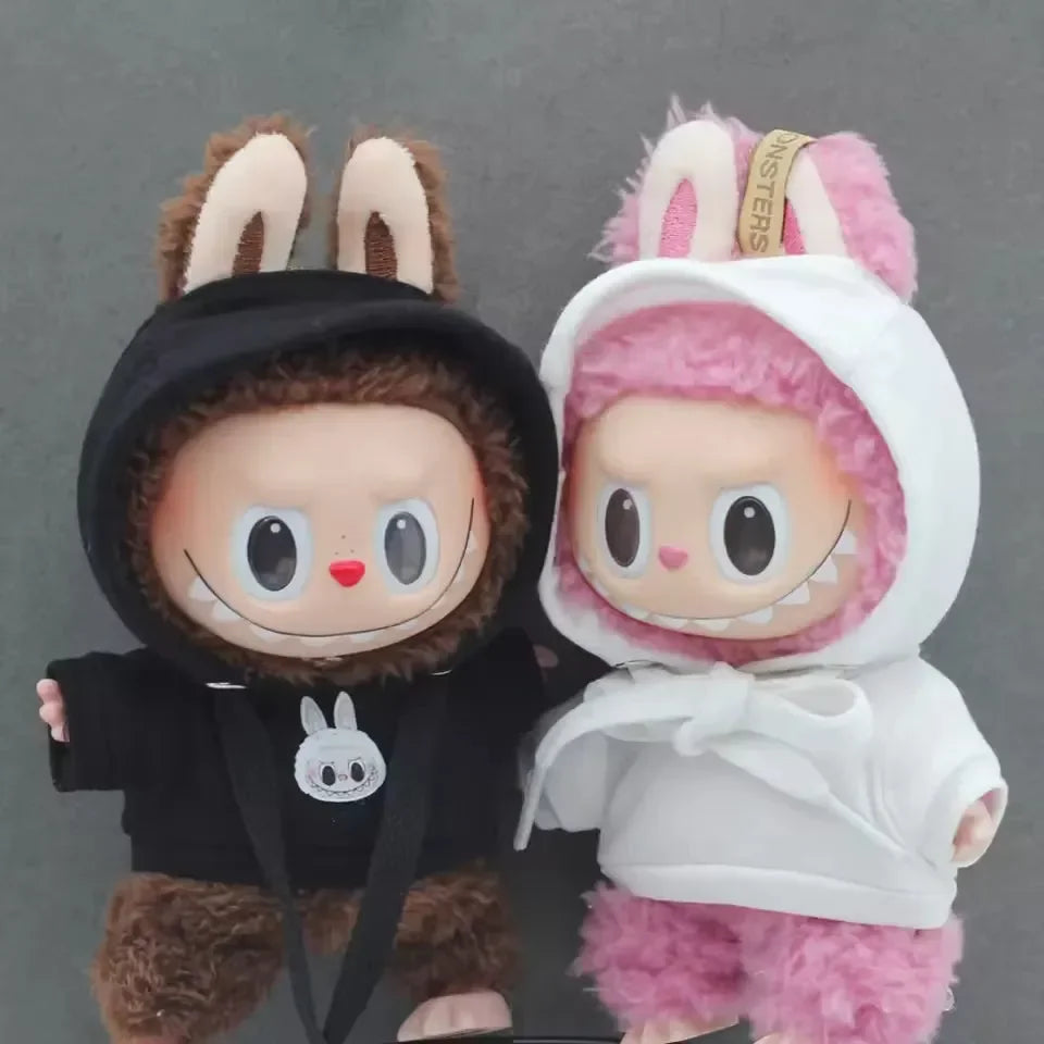 Labubu Cozy Coat Crew Hoodies Doll Outfit