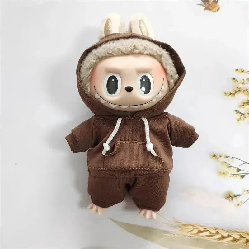 Handmade Cozy Hoodie Joggers Labubu Outfit Doll Outfit