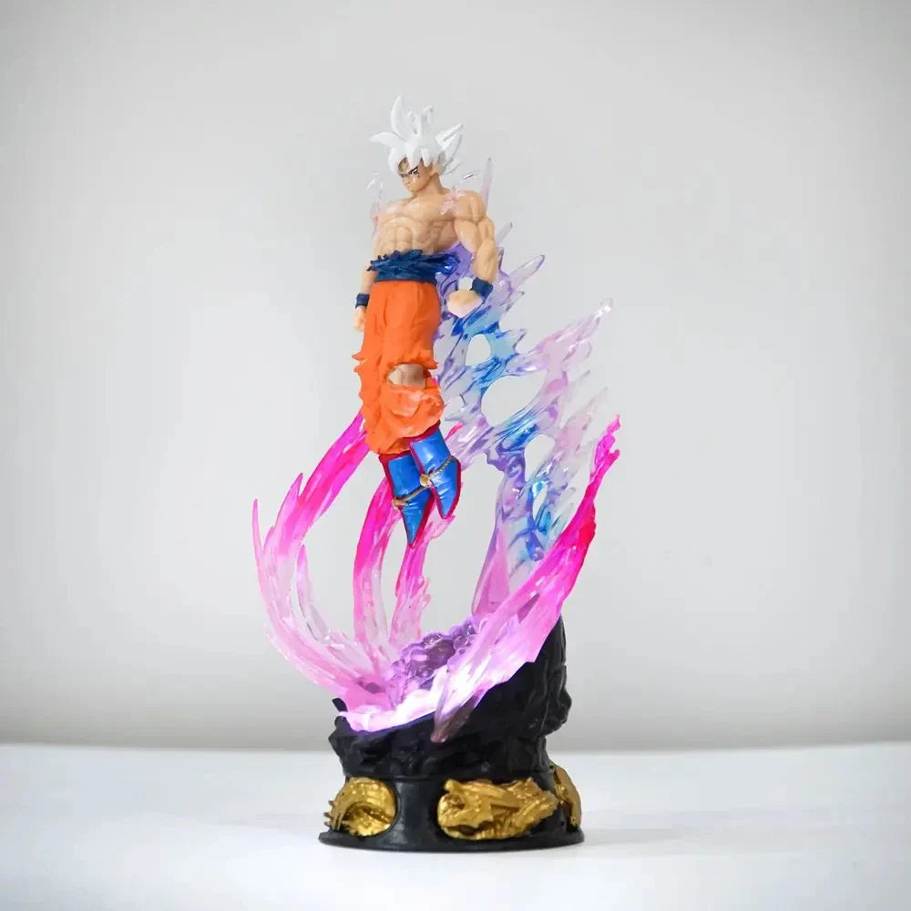 Dragon Ball Son Goku Anime Figure Ultra Instinct Series Super Saiyan Figurine Statue 25cm Pvc Model Ornament Collection Toy Gift