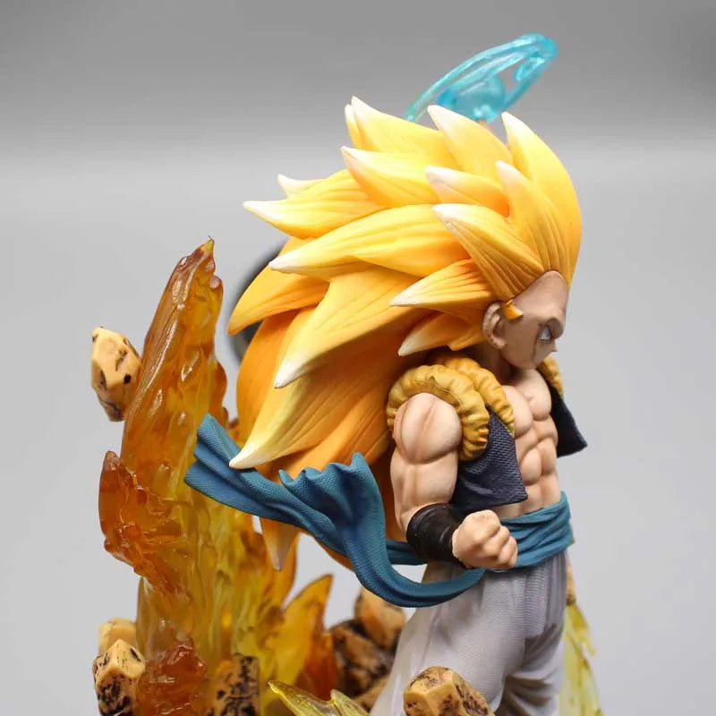 Dragon Ball Z Gotenks Figures Sjj3 Gotenks Anime Figures Super Saiyan Gk Statue Figurine 22cm Pvc Model Doll Collectible Toy Gif