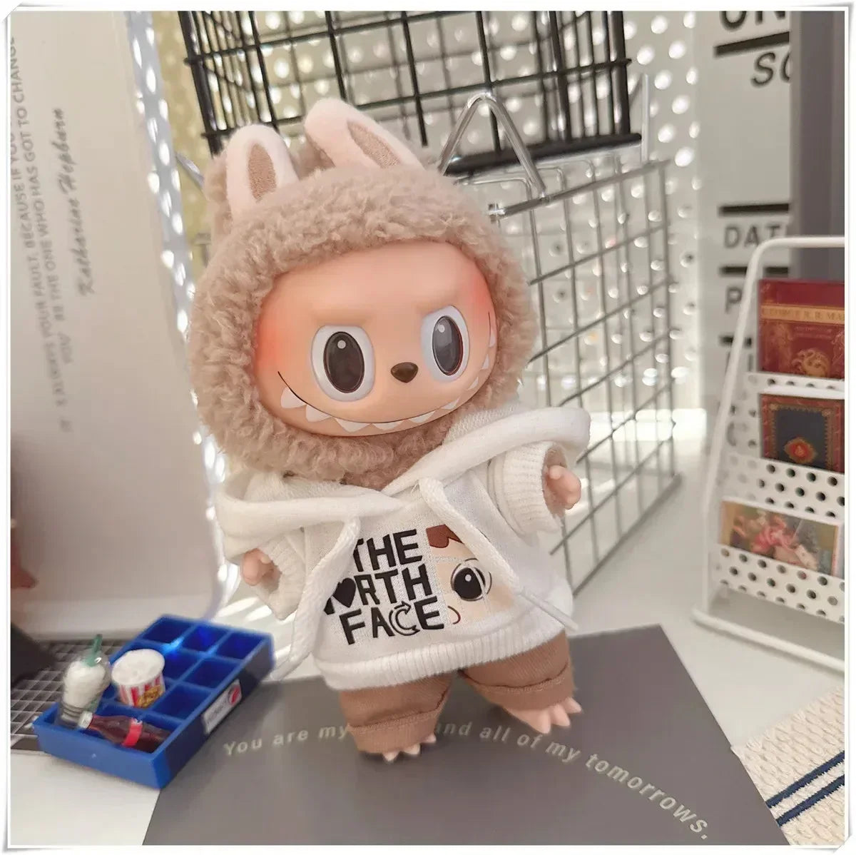 Labubu Loungewear Hoodie & Pants Set Doll Outfit