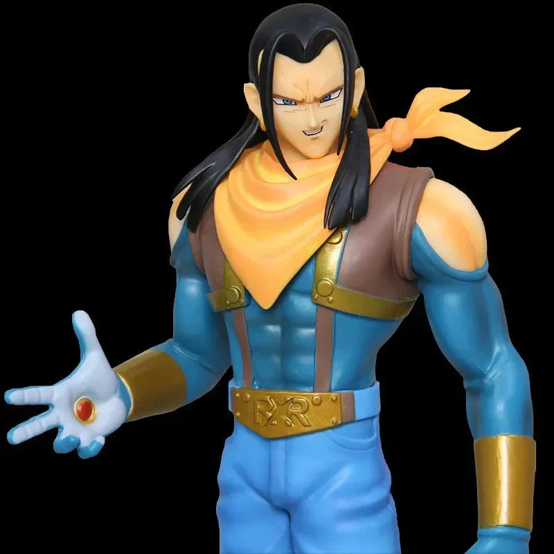Dragon Ball 28cm Super Android 17 Gk Anime Figure Gt Fit Super Saiyan Anime Peripherals PVC Figure Desktop Decoration Model Toy Gifts