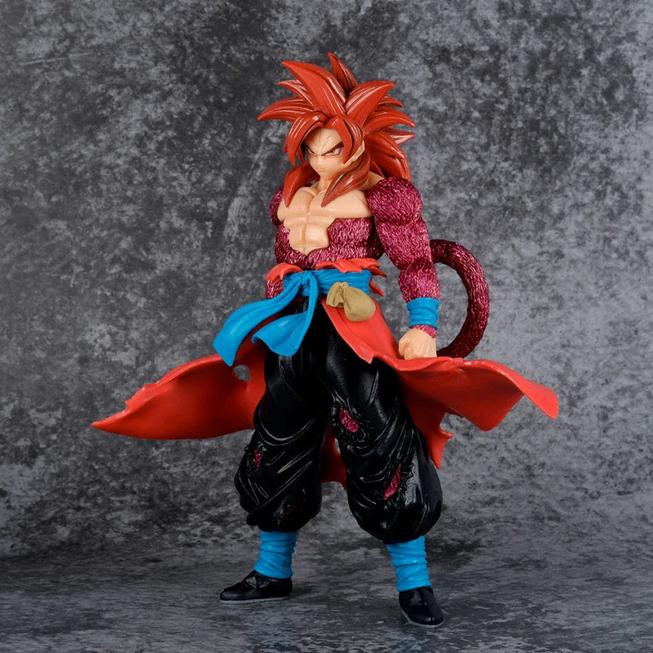 27cm Anime Dragon Ball Heroes Figure Son Goku ZENO Super Saiyan 4 Boundary Break Goku Action Figures Collection Model Toys