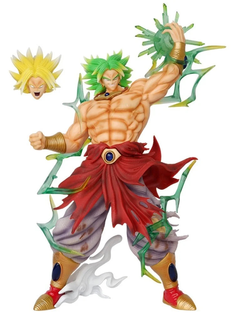 Dragon Ball Z Figurine Super Saiyan Anime Model GK Dragonball Broly SSJ2 SSJ Action Figure Statue Collection Toys DBZ Figma Doll