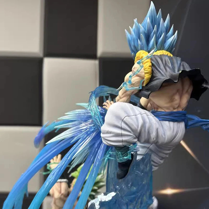 20cm Anime Dragon Ball Figurine GK Broly VS Gogeta Action Figures Broli PVC Model Collection Periphery Toys Decoration Gifts