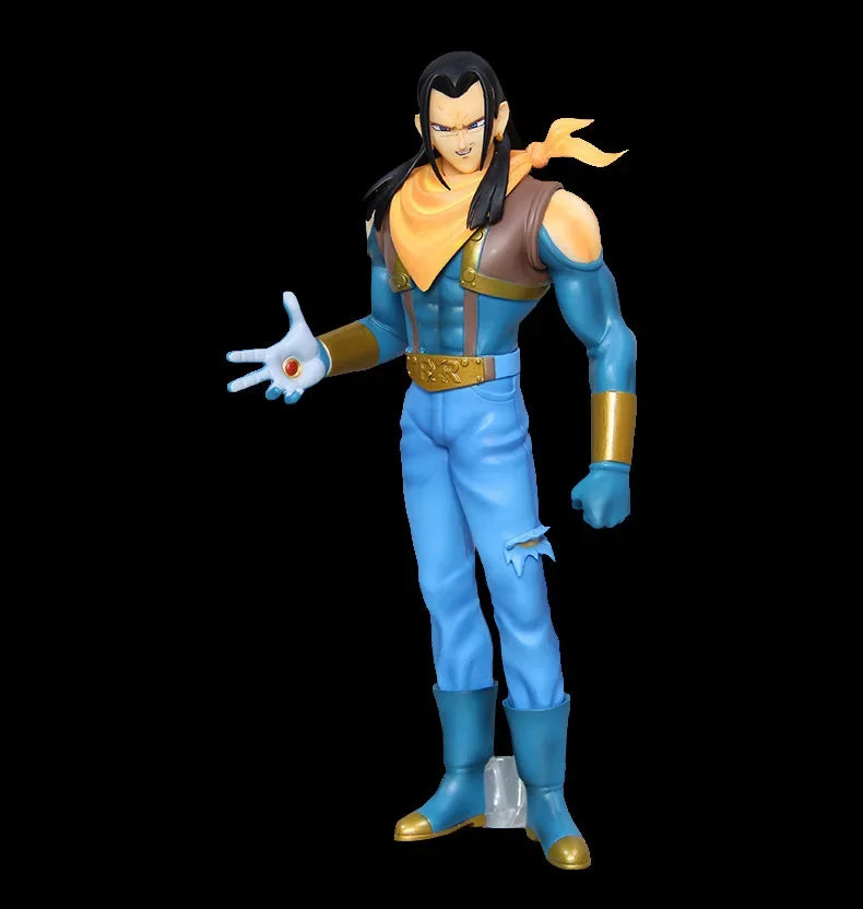 Dragon Ball 28cm Super Android 17 Gk Anime Figure Gt Fit Super Saiyan Anime Peripherals PVC Figure Desktop Decoration Model Toy Gifts