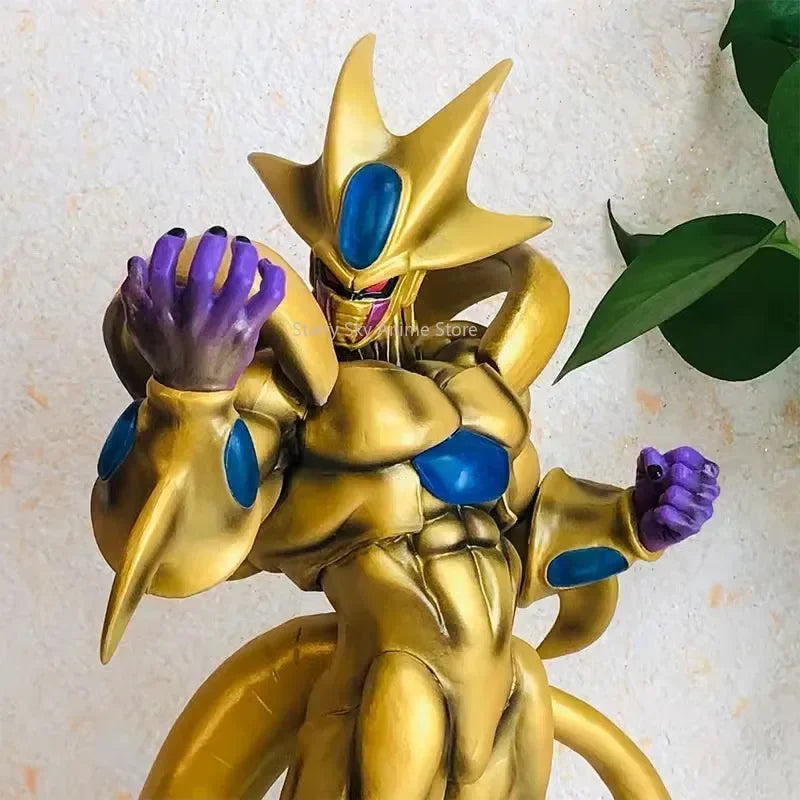 33cm Dragon Ball Z Anime Figures Gk Cooler Figurine Golden Coora Statue Pvc Action Figure Collectible Model Decoration Toys Gift