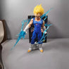 28cm Dragon Ball Z Anime Figure Majin Vegeta Action Figure GK Super Saiyan Vegeta Figurine Adult Collection Model Toys Gifts