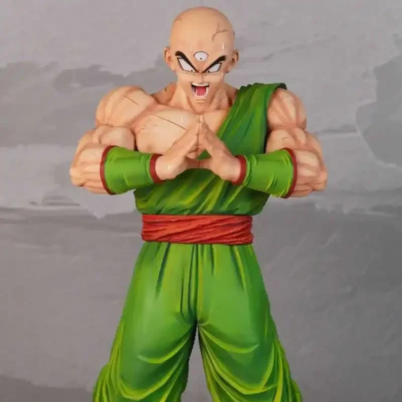 32cm Dragon Ball Anime Figure Tien Shin Han Action Figures Gk Figurine Fight Pvc Statue Collectible Model Ornament Custom Toys Action figure