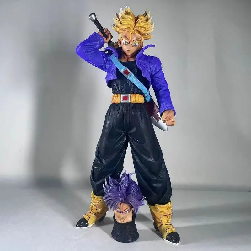 Anime Dragon Ball 44cm Cute Torankusu Super Saiyan Gk Action Figure Model Doll Decoration Toys Present Birthday For Children