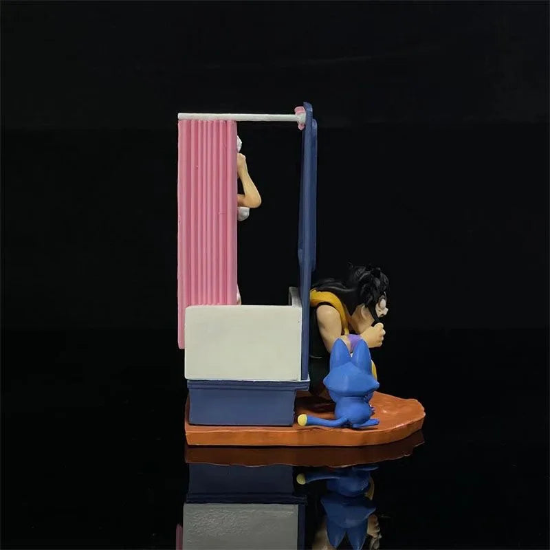 10cm/3.93in Anime Dragon Ball Z Figure Yamcha Bulma Action Figure Collection Figurine Statue Toy Gift