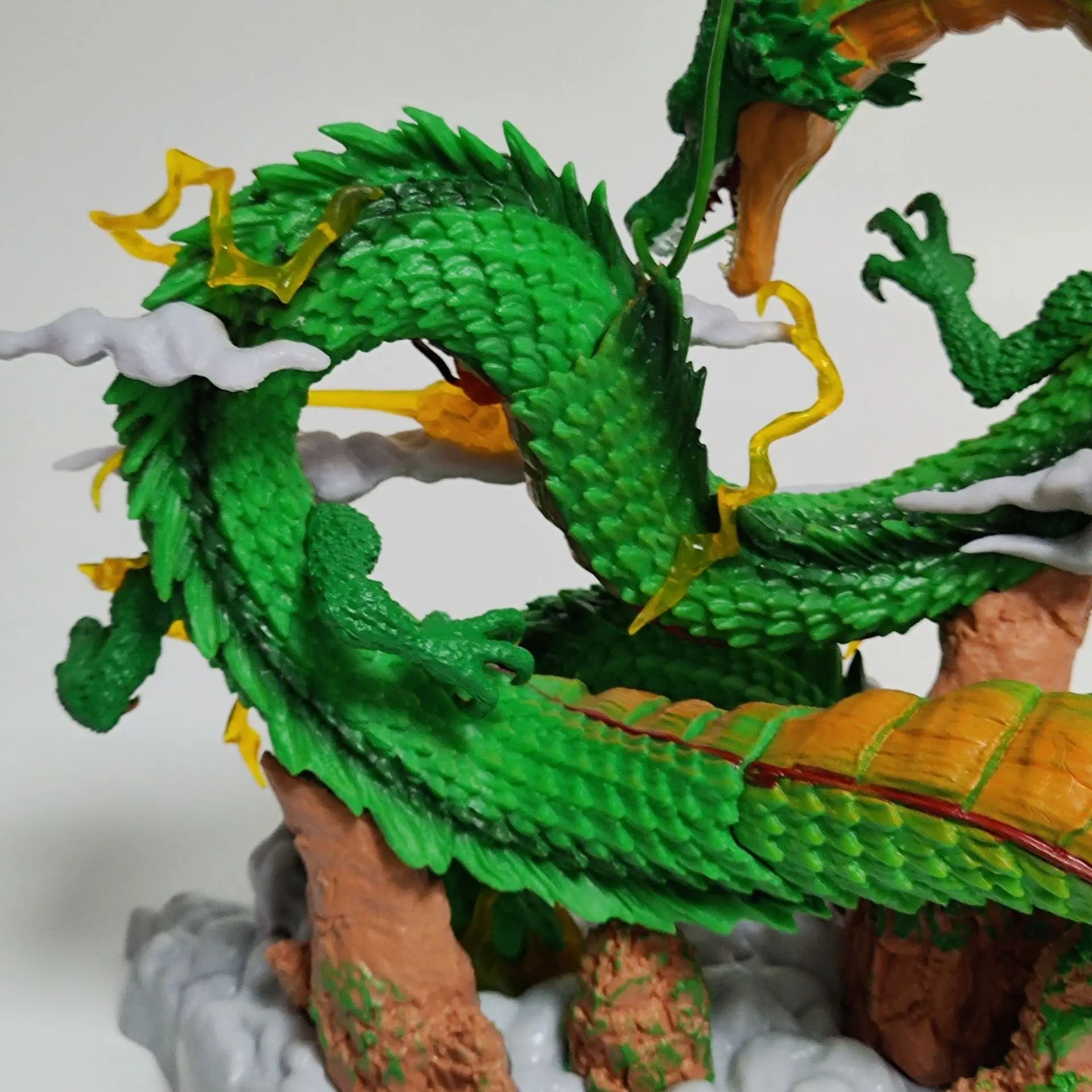 24cm Dragon Ball Anime Figure Shenron Figure Goku And Shenron Figurine Model Pvc Statue Doll Collection Decoration Room Toy Gift